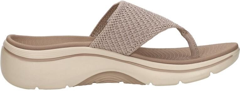 Skechers GO WALK ARCH FIT 2.0 SANDAL Dames Sandalen Taupe - Foto 7