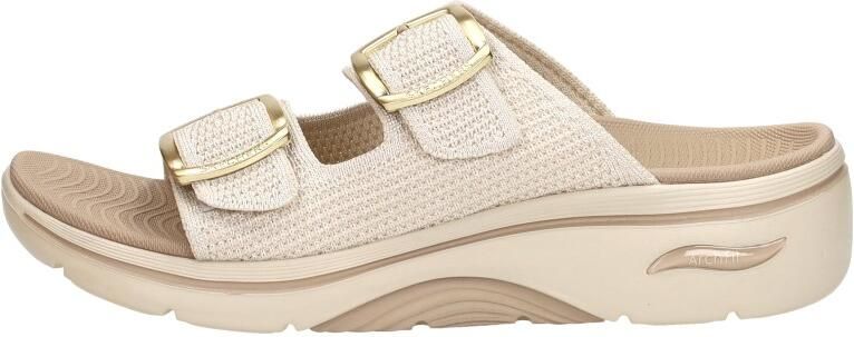 Skechers GO WALK ARCH FIT 2.0 SANDAL-C Dames Slippers Naturel - Foto 10