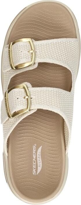 Skechers GO WALK ARCH FIT 2.0 SANDAL-C Dames Slippers Naturel - Foto 15
