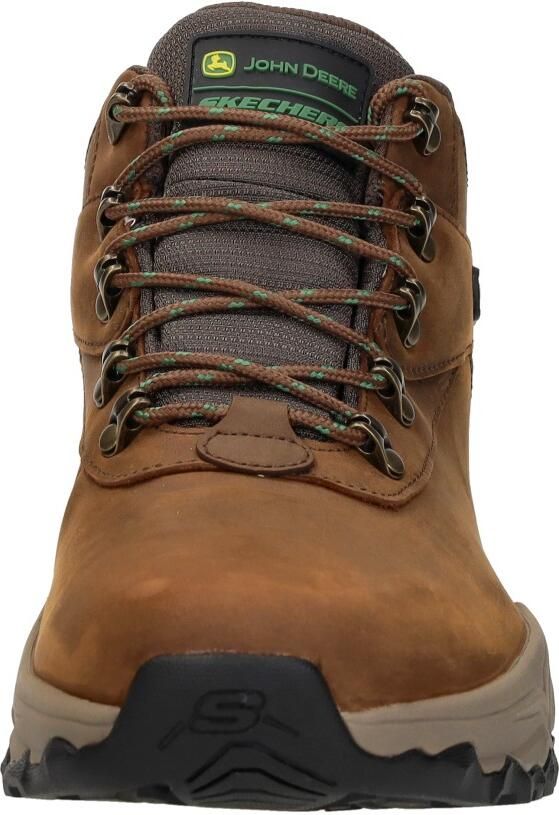 Skechers John Deere: Relaxed Fit Veterschoenen Hoog Donkerbruin - Foto 2