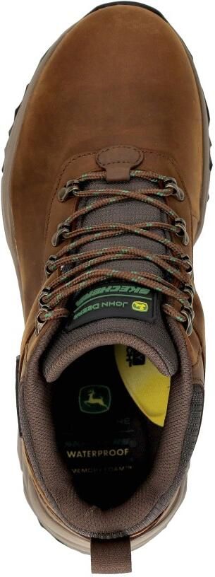 Skechers John Deere: Relaxed Fit Veterschoenen Hoog Donkerbruin - Foto 7