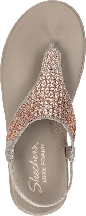 Skechers MEDITATION LUXE-MODERN EVENT Dames Sandalen Taupe - Foto 12