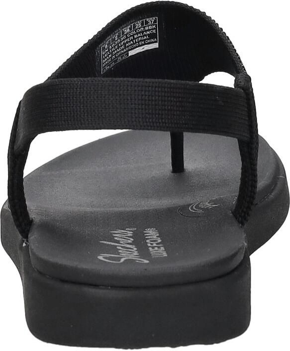 Skechers MEDITATION LUXE-MODERN EVENT Dames Sandalen Zwart - Foto 9
