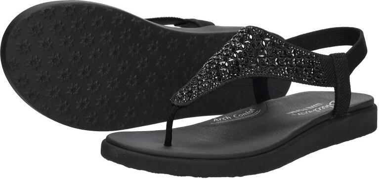 Skechers MEDITATION LUXE-MODERN EVENT Dames Sandalen Zwart - Foto 11