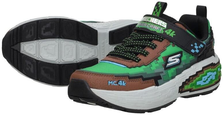 Skechers Mega-Craft 4K Klittenband Laag Donkerbruin - Foto 6