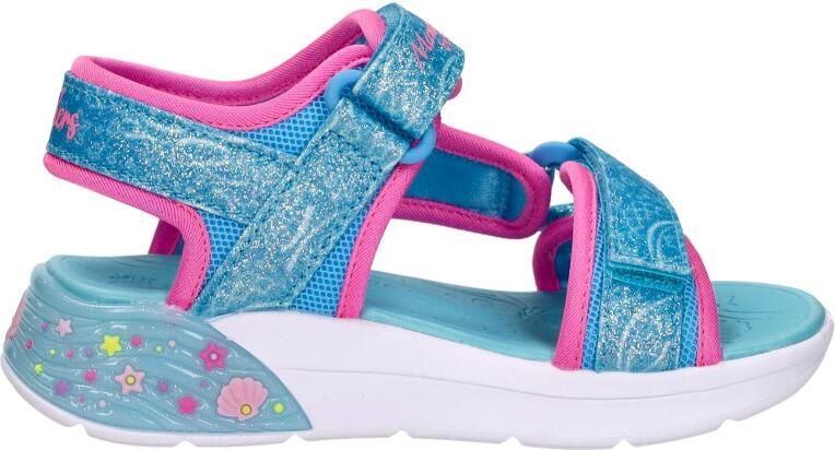 Skechers MERMAID DREAMS SANDAL Meisjes Sandalen Blauw - Foto 5