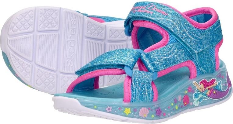 Skechers MERMAID DREAMS SANDAL Meisjes Sandalen Blauw - Foto 6
