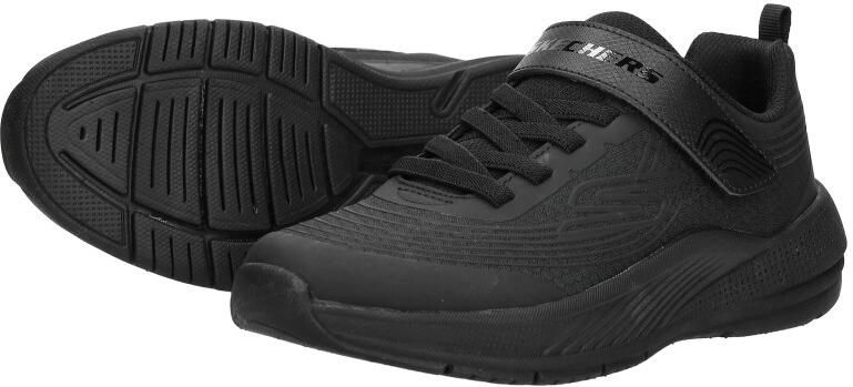 Skechers Microspec Advance Klittenband Laag Sneakers Unisex Zwart - Foto 5