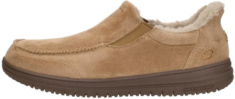 Skechers Slip-Ins Murette Scofield Heren Pantoffel 205606 TAN Lichtbruin - Foto 9