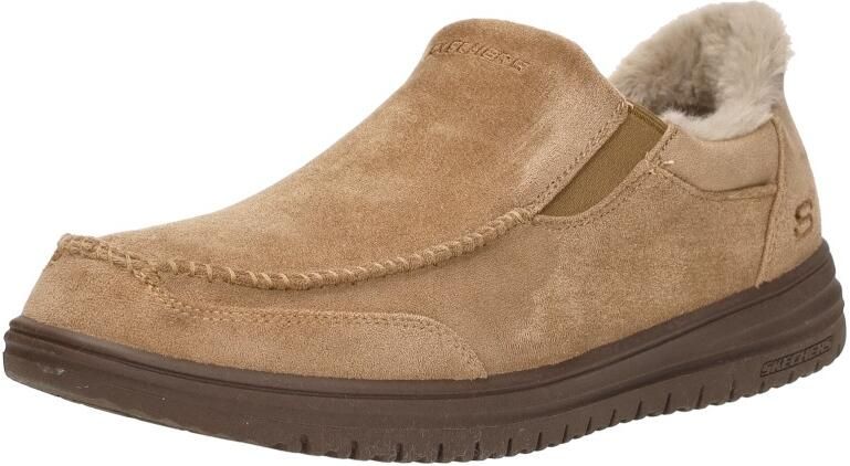 Skechers Slip-Ins Murette Scofield Heren Pantoffel 205606 TAN Lichtbruin - Foto 8