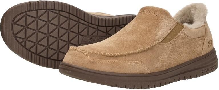 Skechers Slip-Ins Murette Scofield Heren Pantoffel 205606 TAN Lichtbruin - Foto 10