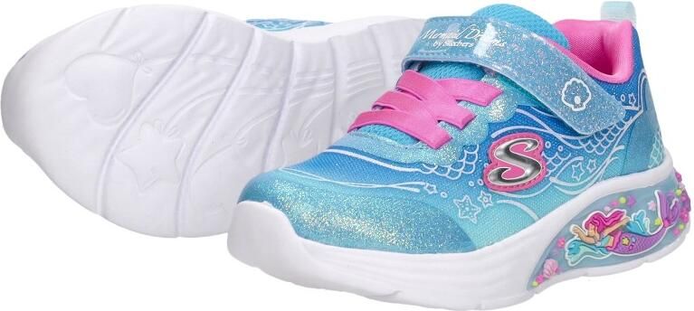 Skechers My Dreamers Lil Mermaid Klittenband licht blauw - Foto 5
