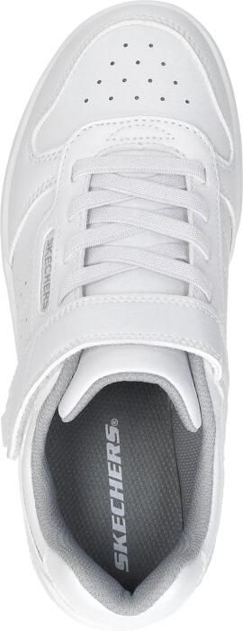 Skechers Quick Street jongens sneakers wit Uitneembare zool - Foto 7