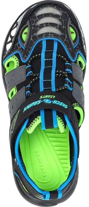 Skechers RAZOR SPLASH-RAPTOR QUEST Jongens Sandalen Zwart - Foto 7