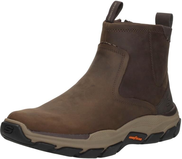 Skechers Relaxed Fit: Repected Evanston Enkellaarzen donkerbruin - Foto 5