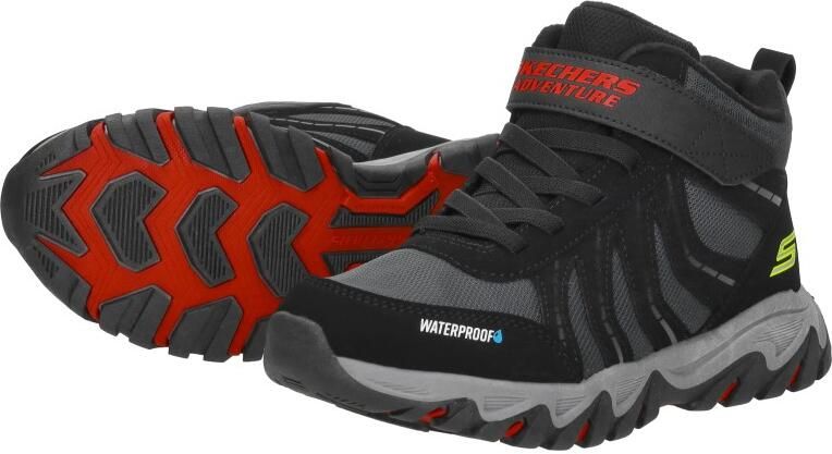 Skechers RUGGED RANGER STORM TRAIL Jongens Wandelschoenen Zwart Rood Geel - Foto 7