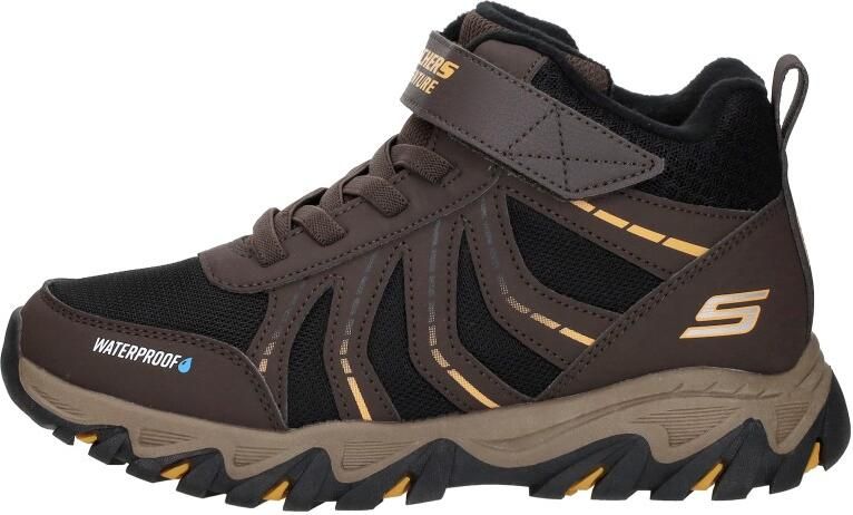 Skechers RUGGED RANGER STORM TRAIL Jongens Wandelschoenen Zwart Bruin Geel - Foto 3