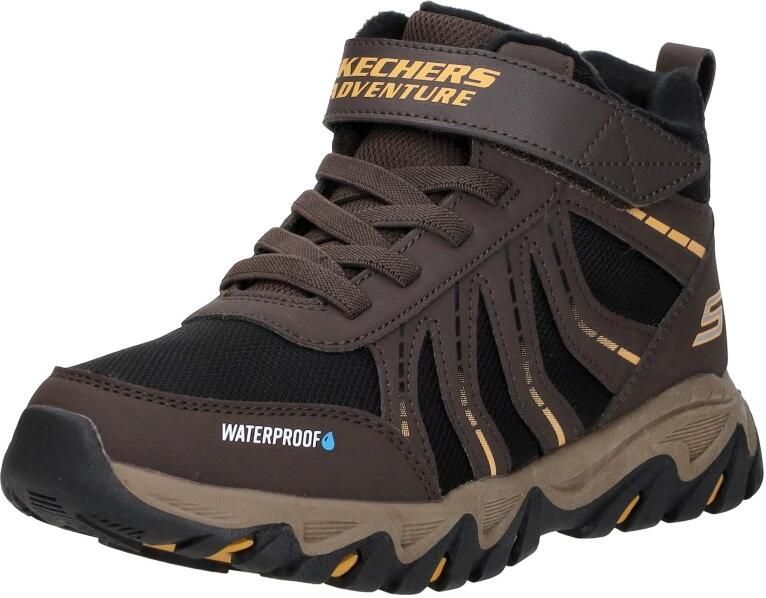 Skechers RUGGED RANGER STORM TRAIL Jongens Wandelschoenen Zwart Bruin Geel - Foto 4