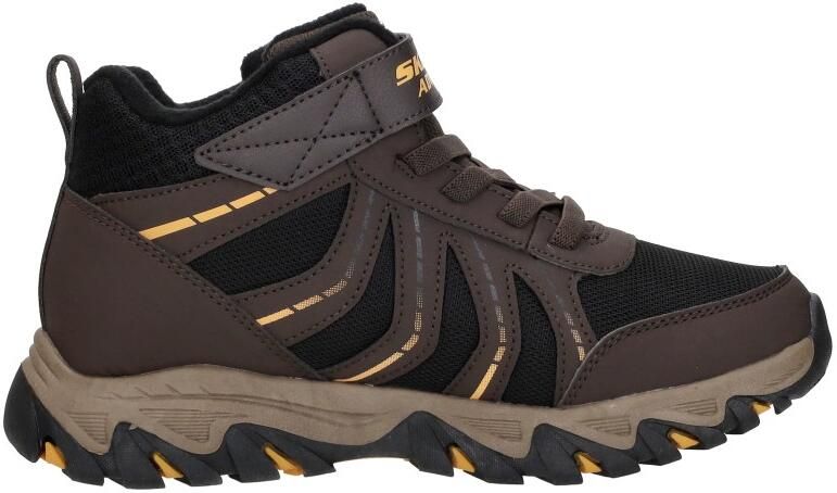 Skechers RUGGED RANGER STORM TRAIL Jongens Wandelschoenen Zwart Bruin Geel