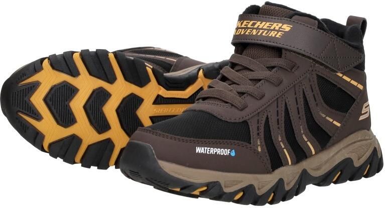 Skechers RUGGED RANGER STORM TRAIL Jongens Wandelschoenen Zwart Bruin Geel - Foto 7