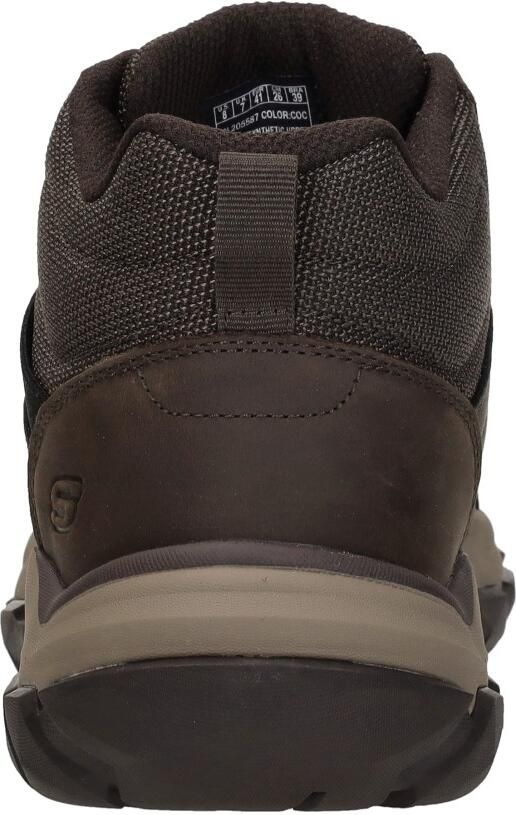 Skechers Santoro Hopkins Veterschoenen Hoog donkerbruin - Foto 5