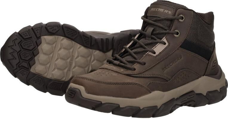 Skechers Santoro Hopkins Veterschoenen Hoog donkerbruin - Foto 7