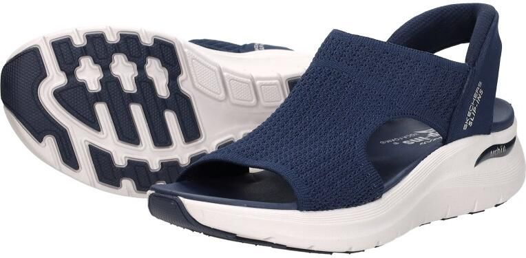 Skechers Slip-Ins: Arch Fit 2.0 Sandal Sandalen Plat Blauw - Foto 7