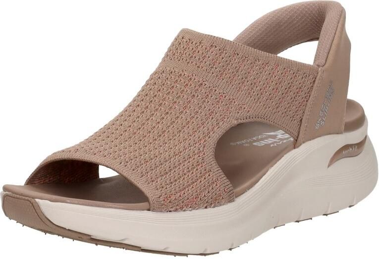 Skechers Slip-Ins: Arch Fit 2.0 Sandal Sandalen Plat Middelbruin - Foto 4