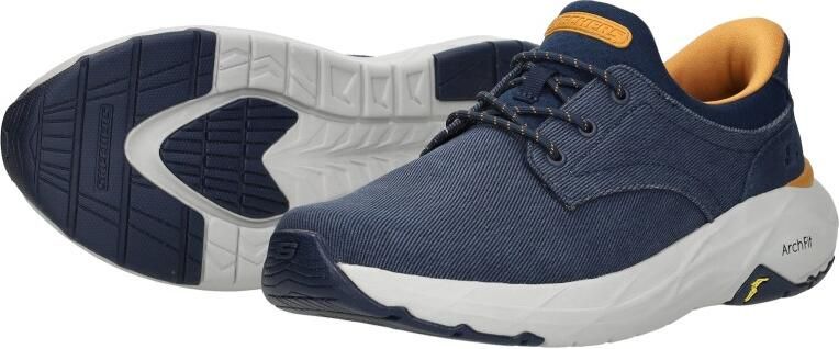 Skechers ARCH FIT MAVERICK WOLFE Heren Instappers Navy - Foto 7