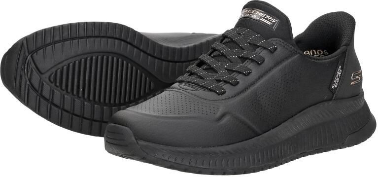 Skechers Slip-on sneakers BOBS SQUAD 4 Slipper vrijetijdsschoen met Slip-ins om in te stappen - Foto 5