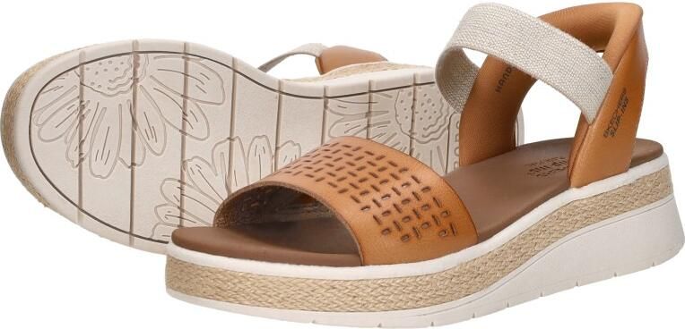 Skechers Slip-ins Bobs Sun Ray Step Aside Dames Sandalen Luggage - Foto 6