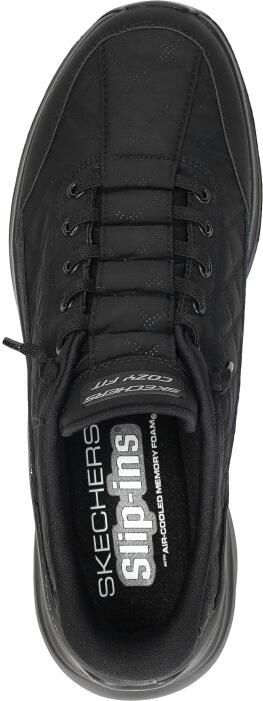 Skechers Heren Cozy Fit Slip-ins Sneakers Contour Foam 232619 BBK Black - Foto 8