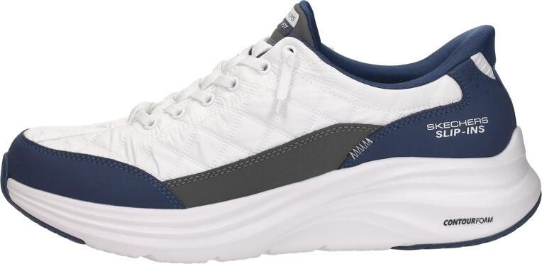 Skechers Cozy Fit heren sneakers wit blauw Extra comfort Memory Foam - Foto 5