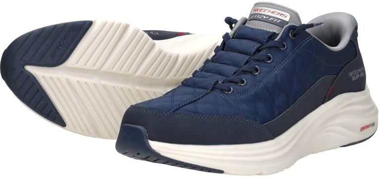 Skechers Heren Cozy Fit Slip-ins Sneakers Contour Foam 232619 NVGY - Foto 8