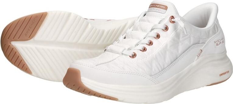 Skechers CONTOUR FOAM GOLDEN HOUR Dames Instappers Wit - Foto 7