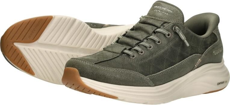 Skechers CONTOUR FOAM-Naturel EASE Dames Instappers Naturel Olive - Foto 5