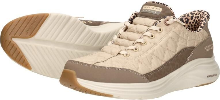 Skechers CONTOUR FOAM-LEOPARD DREAM Dames Instappers Multi Bruin - Foto 6