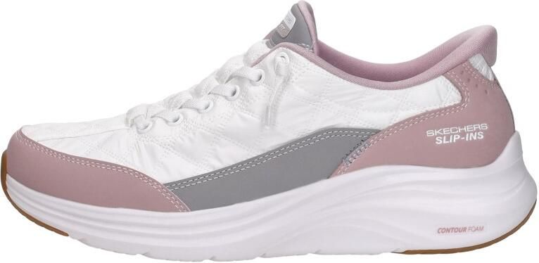 Skechers Slip-Ins: Cosy Fit Knotted Bungee Sneakers Laag Wit - Foto 3
