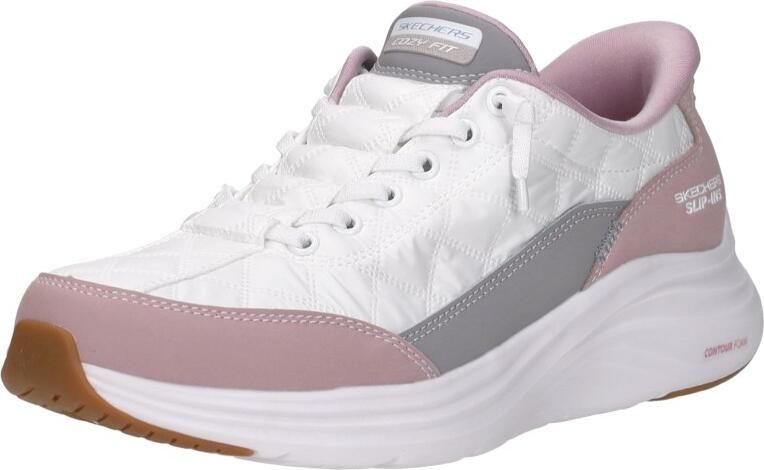 Skechers Slip-Ins: Cosy Fit Knotted Bungee Sneakers Laag Wit - Foto 5