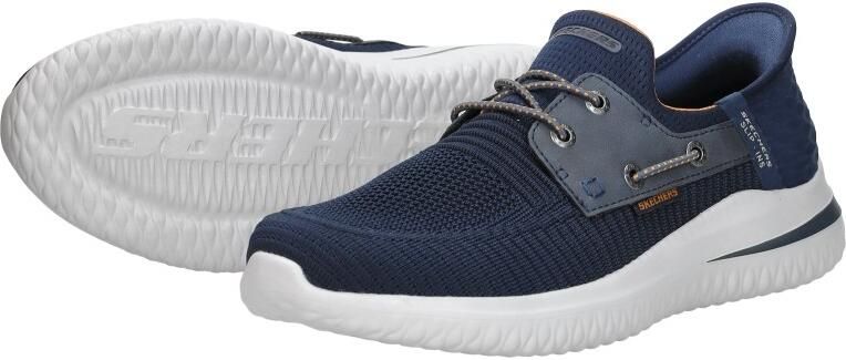 Skechers Slip-Ins Delson 3.0 Roth Instappers Heren Blauw - Foto 8