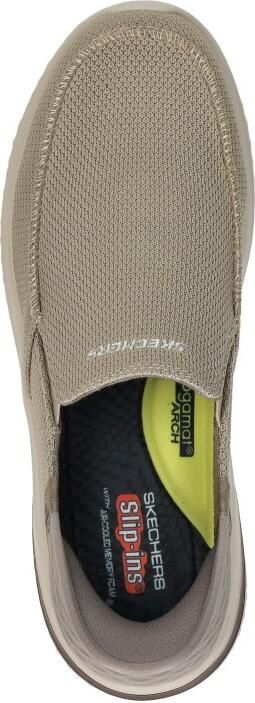 Skechers Hands Free Slip-Ins Delson 3.0 Cabrino VEGAN instapper Heren Taupe - Foto 12