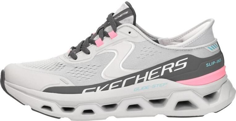 Skechers Hands Free Slip-In Glide-Step dames sneaker Wit multi - Foto 3