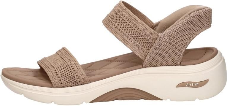 Skechers GO WALK ARCH FIT 2.0 SANDAL Dames Slippers Tan - Foto 2