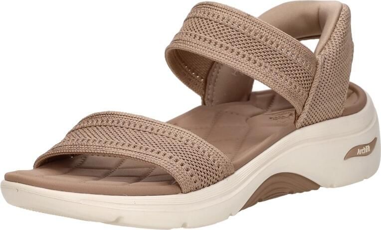 Skechers GO WALK ARCH FIT 2.0 SANDAL Dames Slippers Tan - Foto 5