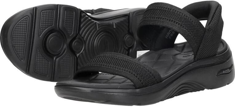 Skechers Slip-Ins: Go walk Arch Fit 2.0 Sandalen Plat Zwart - Foto 7