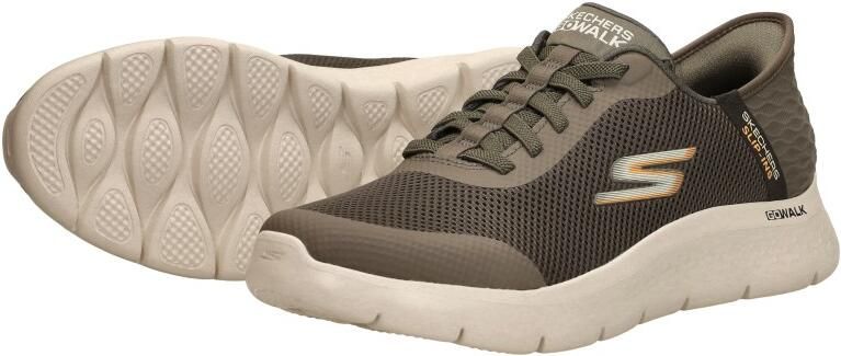 Skechers Hands Free Slip-ins Go Walk Flex Instappers Heren Bruin - Foto 9
