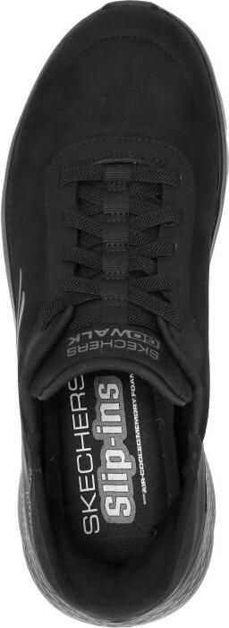 Skechers Slip-Ins: Go Walk Flex Hands Up- Zwart Heren Sneaker Smooth Motion - Foto 13