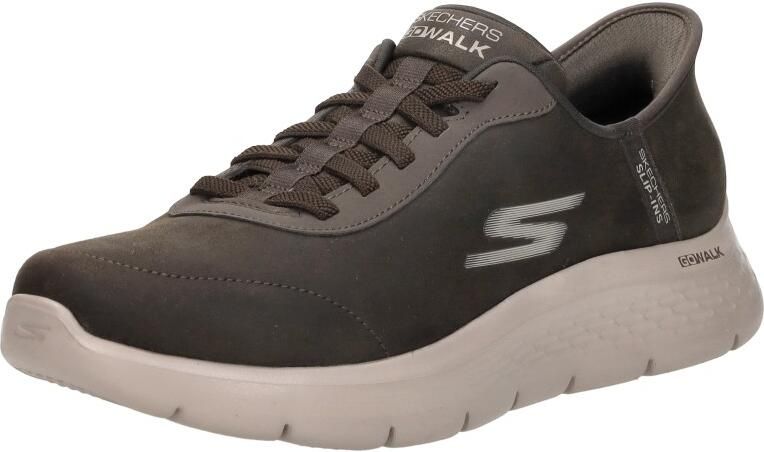 Skechers Go Walk Flex Smooth Motion Heren Instappers Bruin - Foto 4