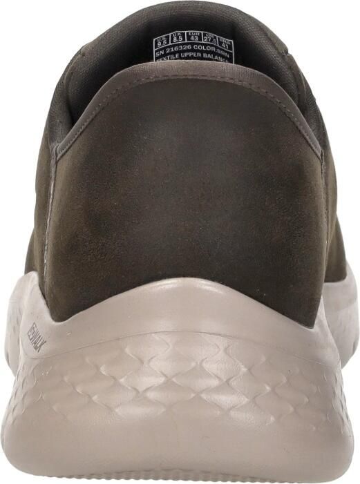 Skechers Go Walk Flex Smooth Motion Heren Instappers Bruin - Foto 6