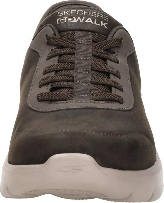 Skechers Go Walk Flex Smooth Motion Heren Instappers Bruin - Foto 5